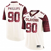 Oklahoma Sooners 90 Jordan Phillips White 47 Game Winning Streak College Football Jersey Dzhi,baseball caps,new era cap wholesale,wholesale hats